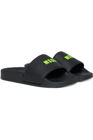 Msgm Flip flops con logo estampado