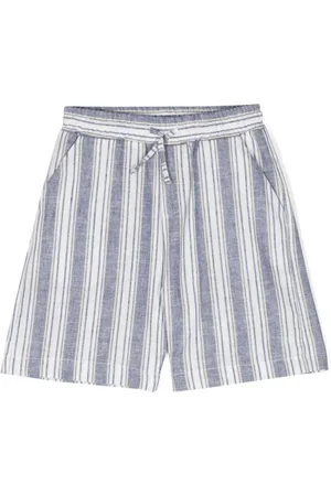 Paolo Pecora Shorts con pretina elástica y motivo de rayas
