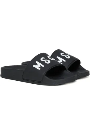 Msgm Flip flops con logo estampado