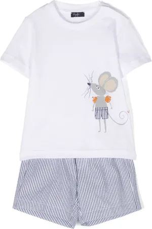 Il gufo Set de shorts con estampado gráfico