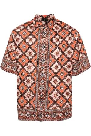 Etro Camisa con estampado de mosaico