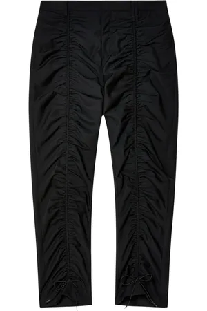 Simone Rocha Pantalones rectos con detalle fruncido