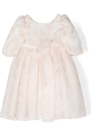 LA STUPENDERIA Vestido de tul con bordado floral