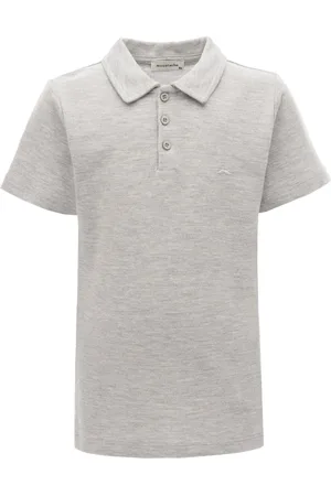 M. Moustache Playera tipo polo con efecto melange