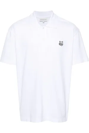 Maison Kitsuné Playera tipo polo con motivo Bold Fox Head