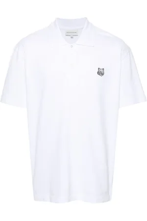 Maison Kitsuné Playera tipo polo con motivo Bold Fox Head