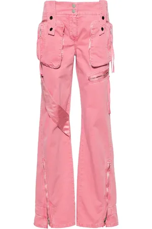 BLUMARINE Pantalones cargo con tiro bajo
