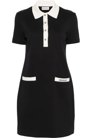 Moncler Vestido estilo playera tipo polo corto