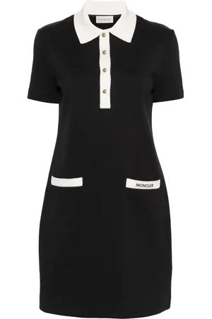 Moncler Vestido estilo playera tipo polo corto