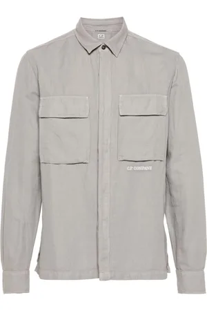 C.P. Company Camisa con logo bordado