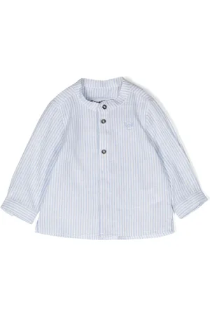 Tartine Et Chocolat Camisa con rayas estampadas y logo bordado