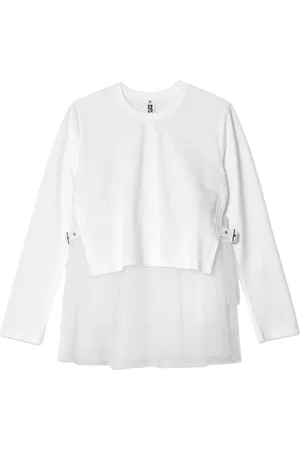 NOIR KEI NINOMIYA Playera con tul a capas