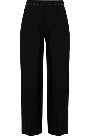 MUGLER Pantalones anchos con corchete