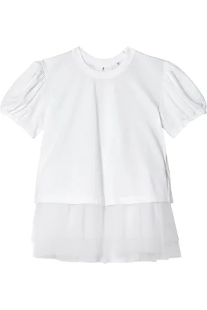 NOIR KEI NINOMIYA Blusa con capa de tul