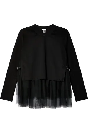 NOIR KEI NINOMIYA Playera con tul a capas
