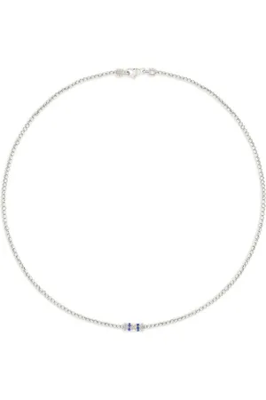 Officina Bernardi Collar Moon en oro blanco de 18kt con diamantes