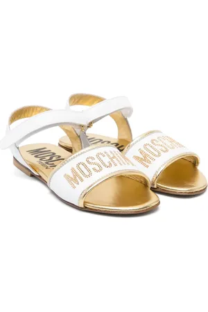 Moschino Sandalias con logo y detalles