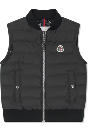 Moncler Chaleco capitonado con aplique del logo