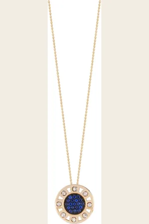 Officina Bernardi Collar SenzaTempo en oro amarillo de 18kt con diamantes y zafiros