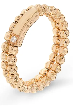 Officina Bernardi Anillo Moon en oro amarillo de 18kt con diamantes