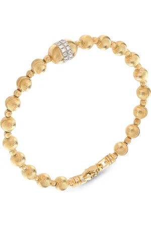 Officina Bernardi Pulsera Empire en oro amarillo de 18kt con diamantes