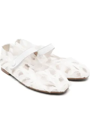 Eli1957 Flats con aplique floral
