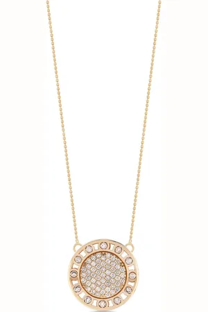 Officina Bernardi Collar SenzaTempo grande en oro amarillo de 18kt con diamantes