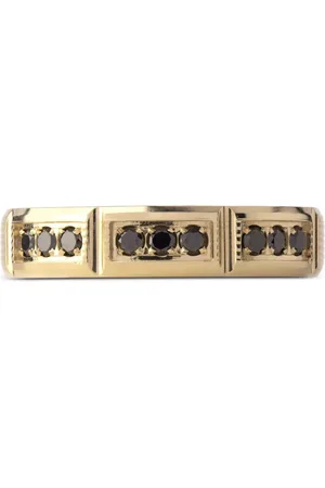 Officina Bernardi Anillo Lumen en oro amarillo de 18kt con diamantes
