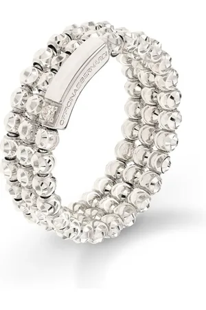 Officina Bernardi Anillo Moon en oro blanco de 18kt con diamantes
