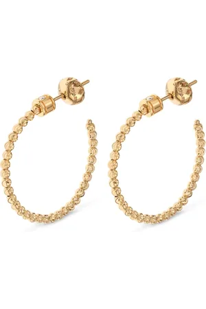 Officina Bernardi Arracadas Moon en oro amarillo de 18kt con diamantes