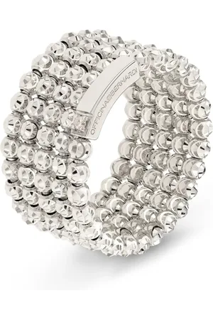 Officina Bernardi Anillo Moon en oro blanco de 18kt con diamantes