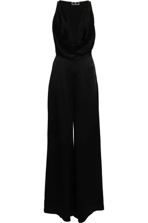 Elisabetta Franchi Jumpsuit palazzo drapeado