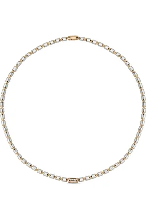 Officina Bernardi Collar Lumen en oro amarillo y blanco de 18kt con diamantes