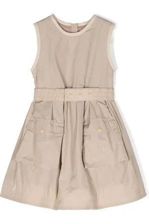 Moncler Vestido acampanado con pliegues