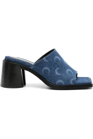 Marine Serre Mules de mezclilla MS