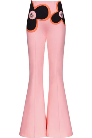 AREA Pantalones con diseño color block