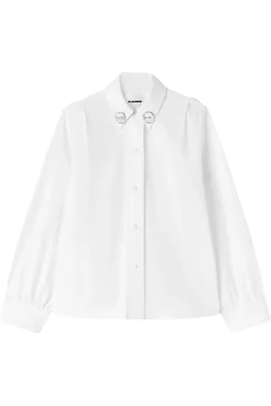 Jil Sander Camisa con clip de joya