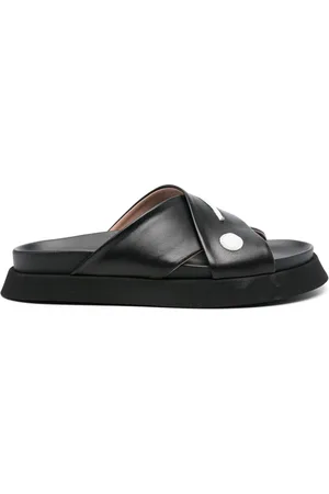 Moschino Flip flops con detalle de parche