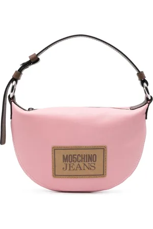 Moschino Bolsa de hombro con parche del logo