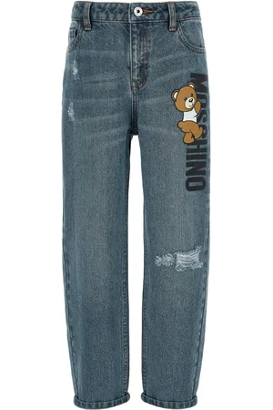 Moschino Jeans rectos con motivo Teddy Bear