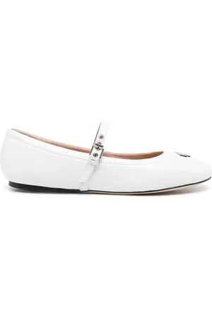 Moschino Flats con letras del logo