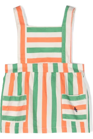 Bobo Choses Vestido estilo overol con motivo de rayas