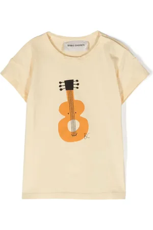 Bobo Choses Playera con guitarra estampada