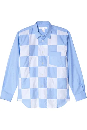 Comme des Garçons Camisa con cuadros estampados