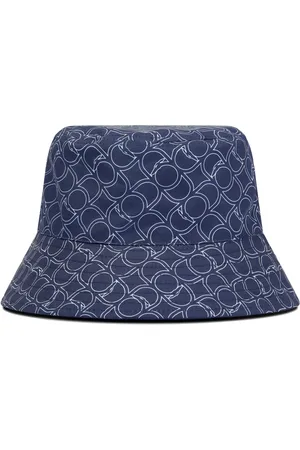 Trussardi Gorro de pescador reversible con logo estampado
