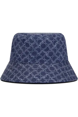 Trussardi Gorro de pescador reversible con logo estampado