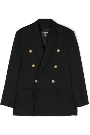 Balmain Blazer con doble botonadura y solapas de pico