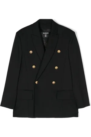 Balmain Blazer con doble botonadura y solapas de pico
