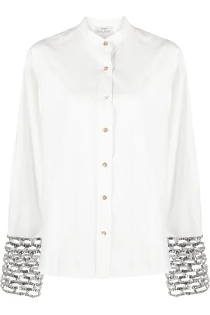 FORTE FORTE Camisa con lentejuelas en los puños
