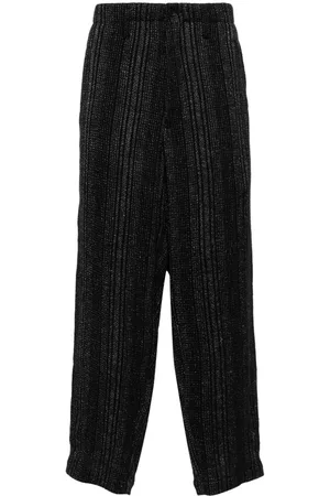 YOHJI YAMAMOTO Pantalones con rayas en Z
